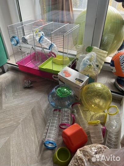 Клетка для хомяков, грызунов, джунгариков и тд