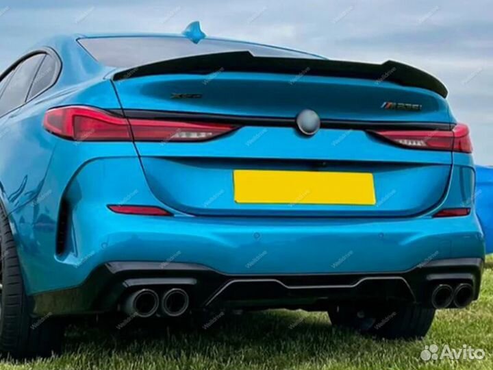 Спойлер BMW 2 F44 стиль M4 черный глянец