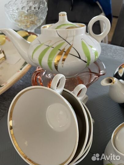 Чайный сервиз дулево и предметы
