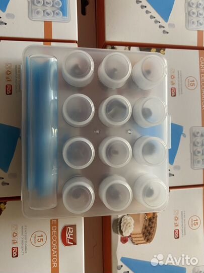 Кондитерский мешок с насадками