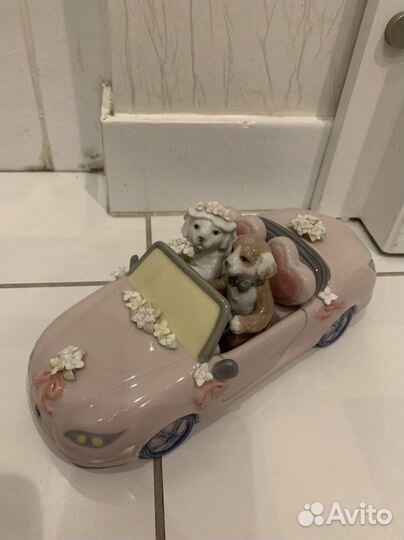 Керамические собачки музыкальная машинка
