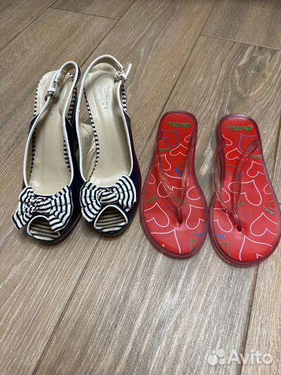 Туфли и сланцы