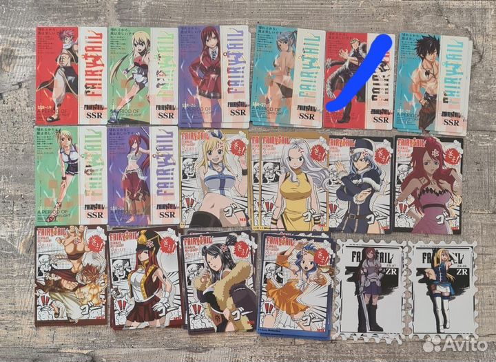 Fairy tail карточки Big face studio BF