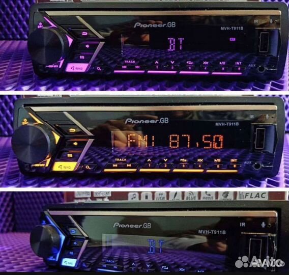 Процессорная автомагнитола 1 din pioneer