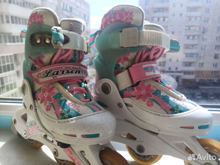 Роликовые коньки детские раздвижные