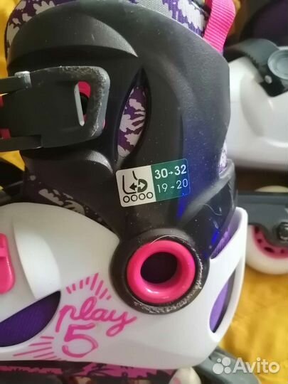 Роликовые коньки детские раздвижные Oxelo 30-32р