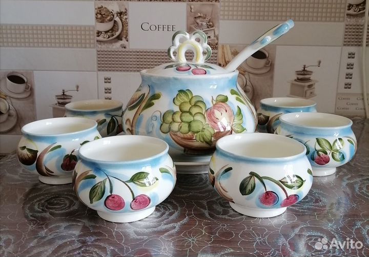 Компотница, Супница, чайные пары