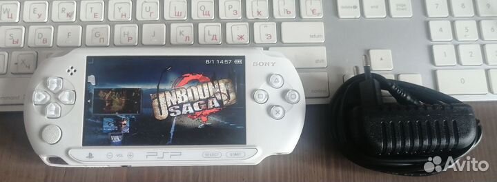 Sony Psp Street белая White прошитая