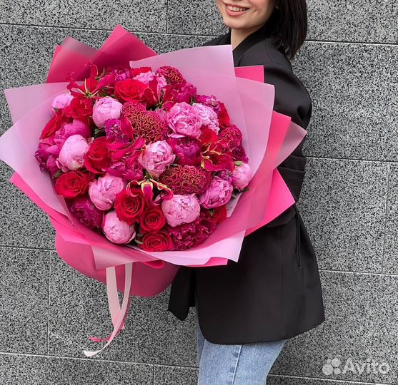 Доставка букетов. Оригинальное исполнение