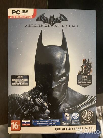 Диск на пк batman летопись архема