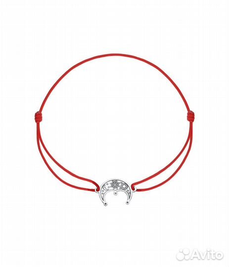 Браслет красная нить оберег Лунница