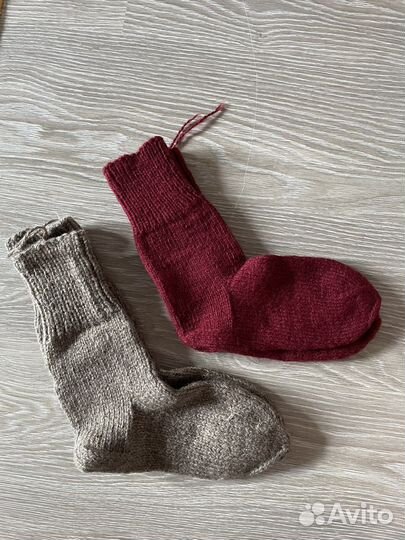Вязанные, шерстяные носки ручной работы