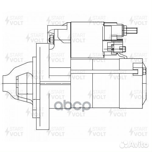 LSt1904 startvolt Стартер для а/м Toyota Vitz