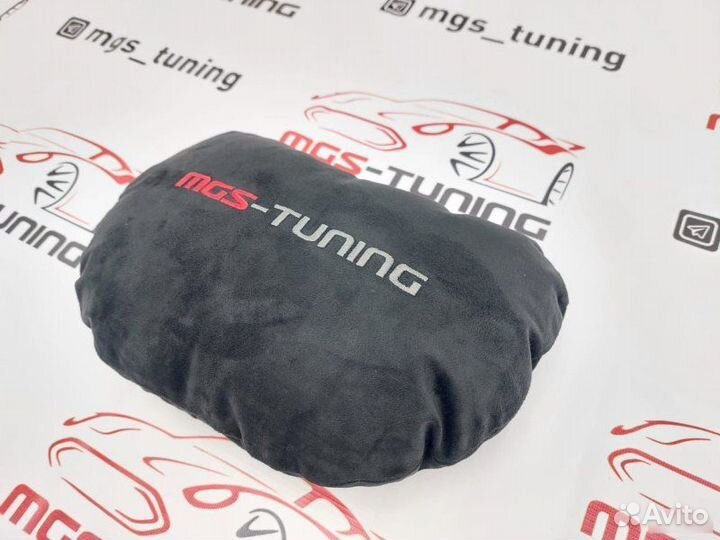 Подушка из замши 30/22 см для подголовника