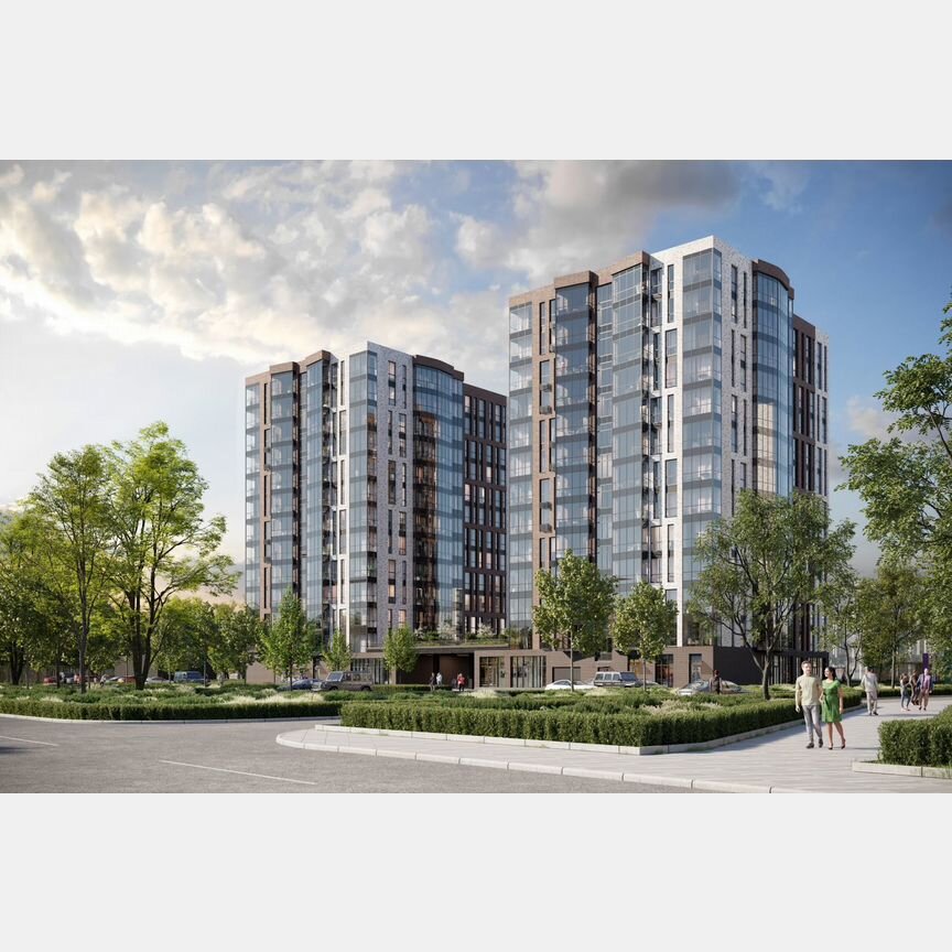 1-к. квартира, 45,3 м², 7/13 эт.