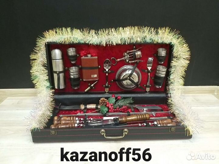 Подарок начальнику / набор шампуров