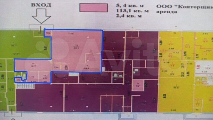 Свободного назначения, 113 м²