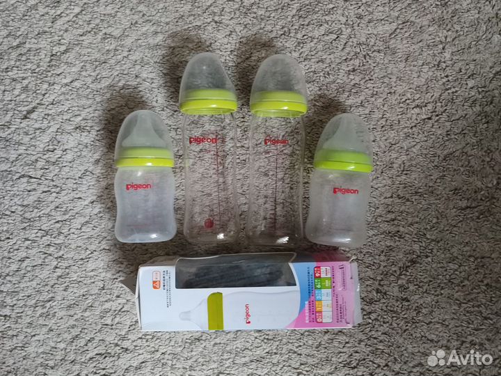 Бутылочки pigeon 240 ml, 160ml
