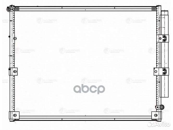 Радиатор кондиционера toyota Land Cruiser 100 4