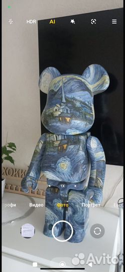 Медведь bearbrick ван гог