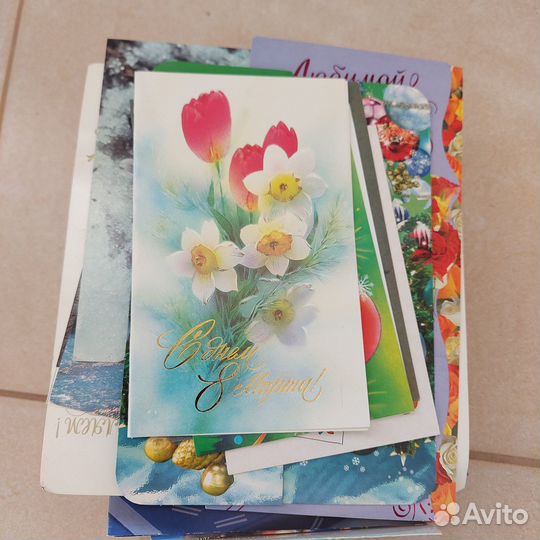 Коллекция открыток с 1982 по 1995