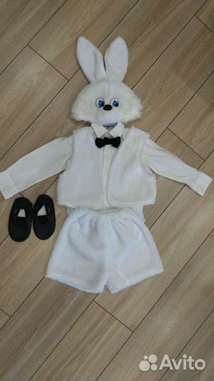 Прокат костюм - Зайчик новогодний