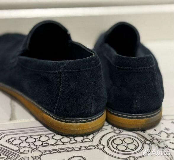 Лоферы мужские замшевые 42