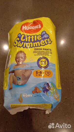 Подгузники для плавания Хаггис 12-18 кг