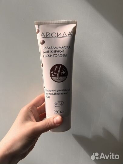 Айсида бальзам-маска для жирной кожи головы