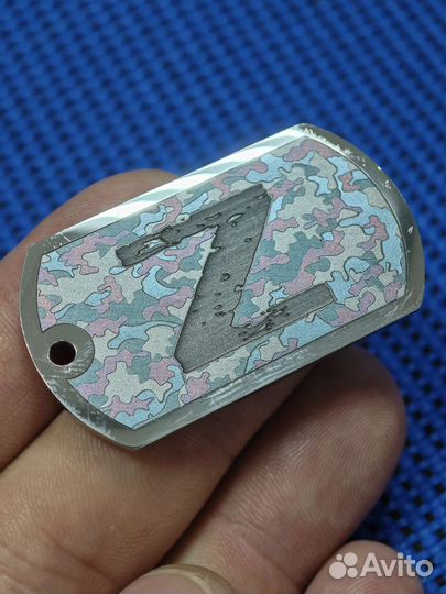 Армейский жетон вс россии Z