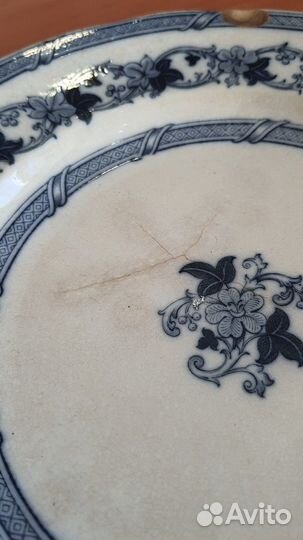 Тарелка блюдо. 19 век, Англия