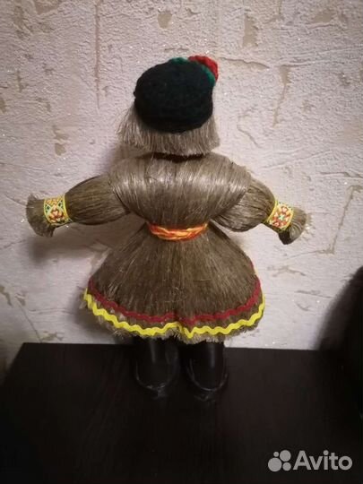 Кукла льняная 34см