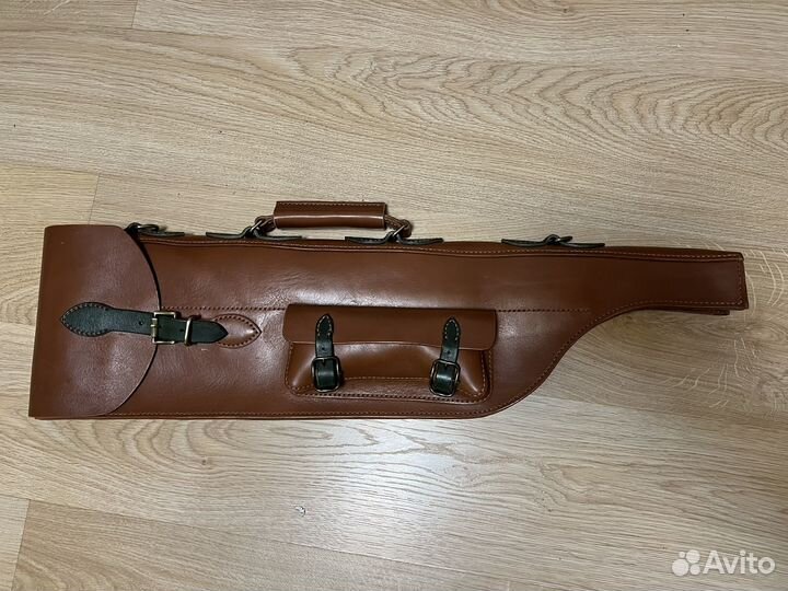 Чехол на ружье кожаный