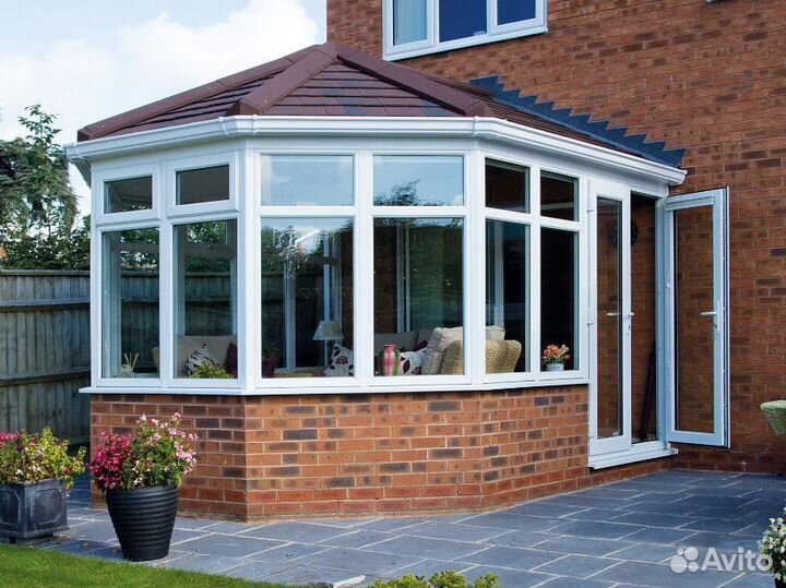 Остекление коттеджей немецкая фурнитура