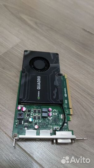 Видеокарта Quadro K2200 PCI-E 2.0 4096Mb 128 bit D