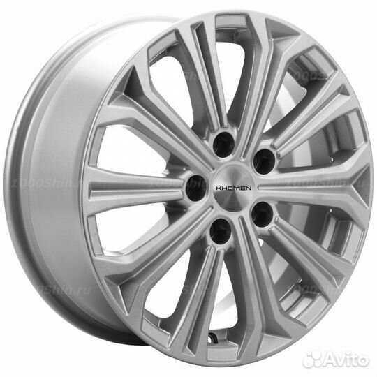 Диск 6,5*16 5*110 ET45 67,1 Khomen Wheels KHW1610 F-Silver (DFM 580)