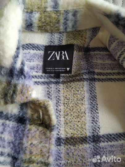 Пальто рубашка zara