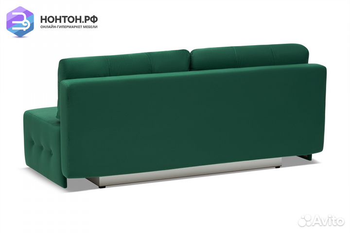 Диван еврокнижка Сити изумрудный