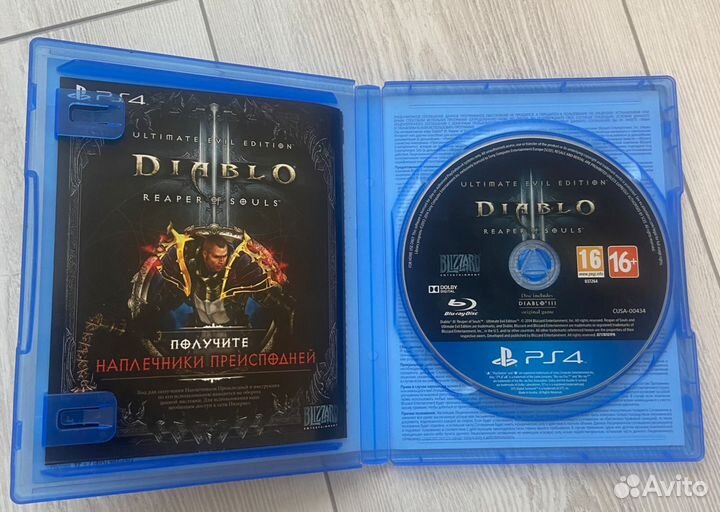 Игры для приставок ps4 диск diablo 3