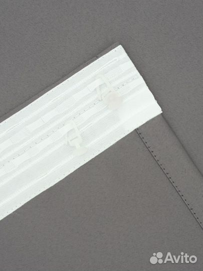 Шторы блэкаут графит