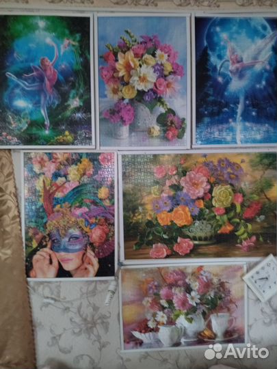 Картины собранные с пазлов