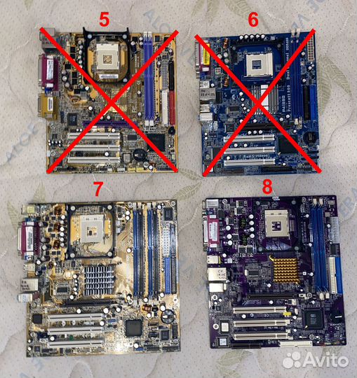Ретро материнские платы Socket 478