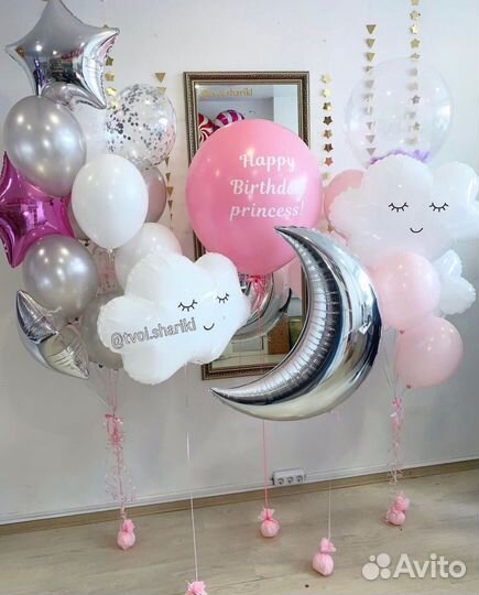 Воздушные шары на выписку