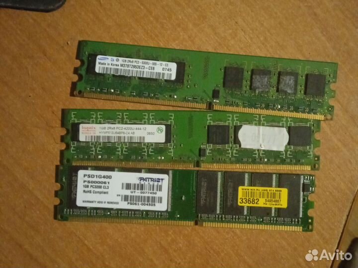 Оперативная память ddr2 1Gb