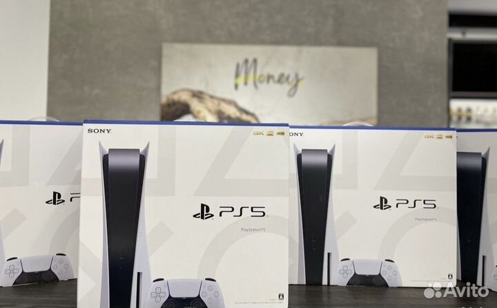 Sony Playstation 5 с дискодом + 650 игр