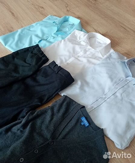 Комплект школьных вещей на мальчика 140р