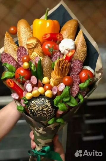 Мясной букет на 23 и 14 февраля. Доставка