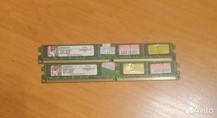 Материнская плата с процессором и памятью DDR2