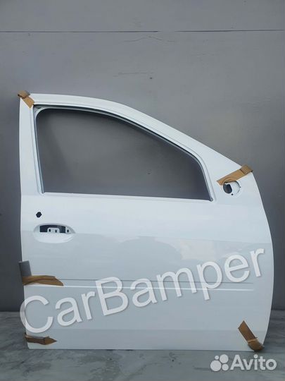 Дверь на Ларгус фл передняя правая ледниковый