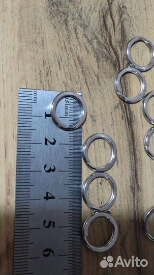 Кольцо из нержавеющей стали 100шт. 15мм 600р